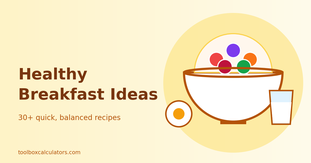 healthy breakfast ideas